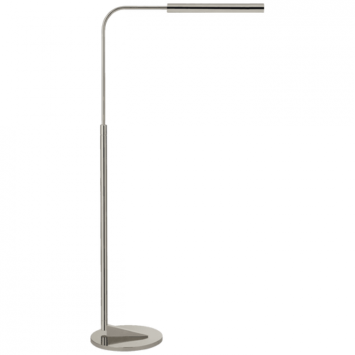 Visual Comfort & Co. Signature Collection Austin Floor Lamp, Adjustable, LED, Polished Nickel, 48"H (S 1350PN CLZ1J) 