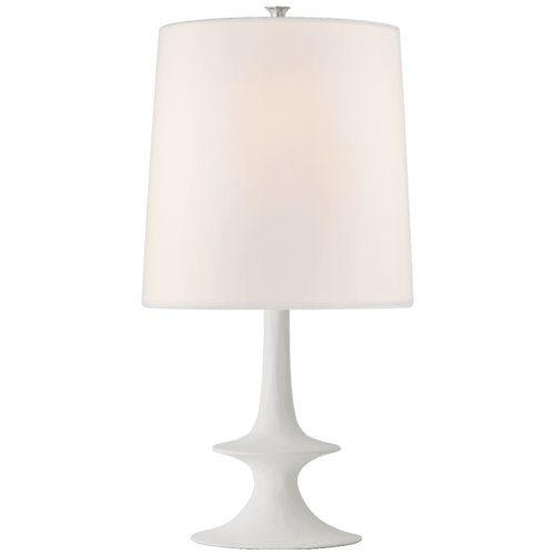 Visual Comfort & Co. Signature Collection Lakmos Table Lamp, 1-Light, Plaster White, Linen Shade, 26.25"H (ARN 3323PW-L CPVX6) 