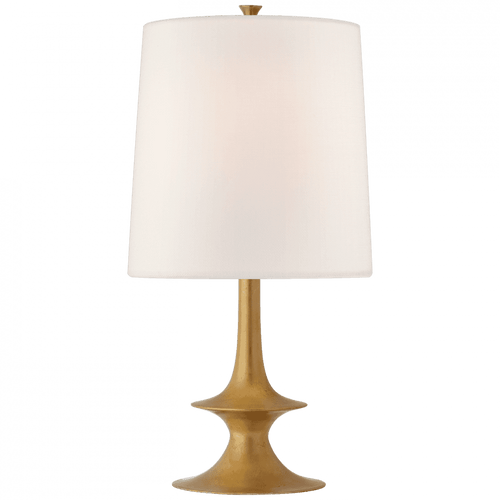 Visual Comfort & Co. Signature Collection Lakmos Table Lamp, 1-Light, Gild, Linen Shade, 26.25"H (ARN 3323G-L CPVX5) 
