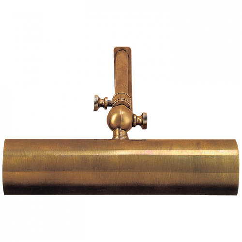 Frame Makers Picture Light, 1-Light, Hand-Rubbed Antique Brass, 8"W (SL 2701HAB 28TWM)