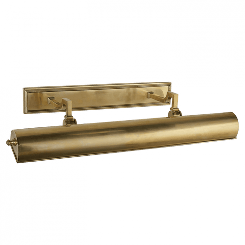 Visual Comfort & Co. Signature Collection Dean Picture Light, 1-Light, Natural Brass, 25.5"W (AH 2703NB 22LL3) 