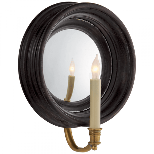Visual Comfort & Co. Signature Collection Chelsea Reflection Wall Sconce, 1-Light, Tudor Brown Stain, 12.25"H (CHD 1186TB 25U5E) 
