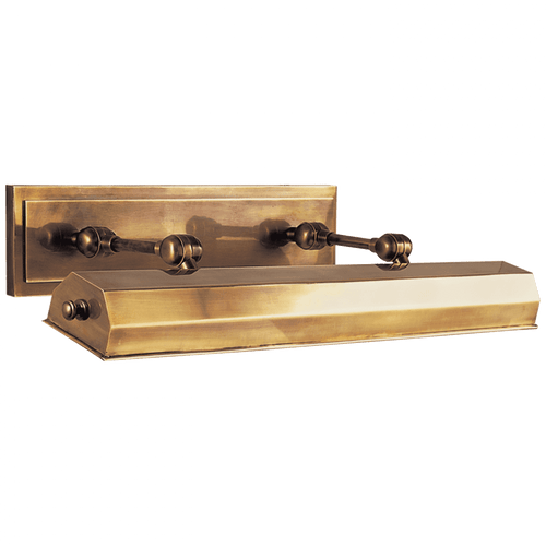 Visual Comfort & Co. Signature Collection Dorchester Picture Light, 1-Light, Antique Burnished Brass, 24"W (CHD 5147AB 25W43) 