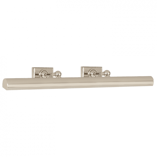 Visual Comfort & Co. Signature Collection Cabinet Maker's Picture Light, 4-Light, Polished Nickel, 30"W (SL 2707PN 2FU6R) 