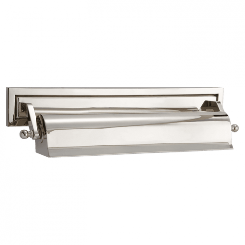 Visual Comfort & Co. Signature Collection Library Picture Light, 2-Light, Polished Nickel, 17.5"W (TOB 2605PN 2CWGA) 
