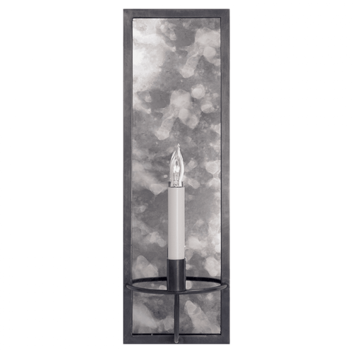 Visual Comfort & Co. Signature Collection Regent Wall Sconce, 1-Light, Rectangular, Bronze, 17.5"H (NW 2115BZ 2R24V) 