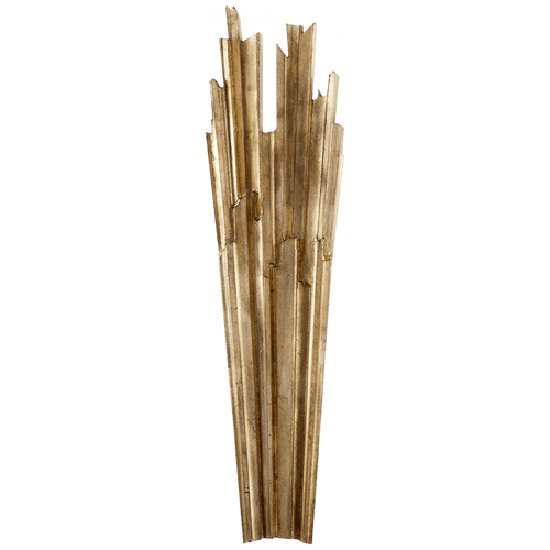 Visual Comfort & Co. Signature Collection Claymore Wall Sconce, 2-Light, Gilded Iron, 38.5"H (CHD 1627GI 2UZUN) 