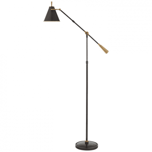 Visual Comfort & Co. Signature Collection Goodman Floor Lamp, 1-Light, Bronze, 44.75"H (TOB 1536BZ/HAB CPYUM) 