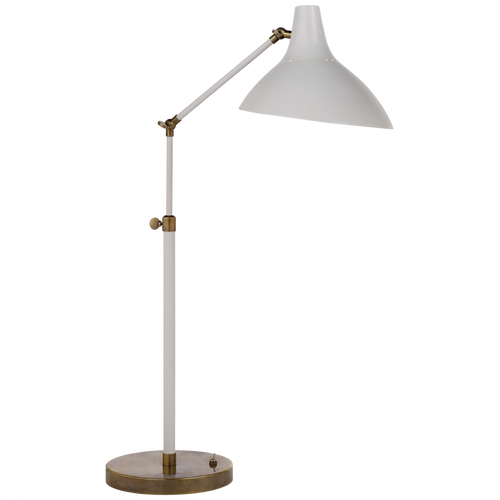 Charlton Table Lamp, 1-Light, Plaster White, 27"H (ARN 3006WHT 2K3P6)