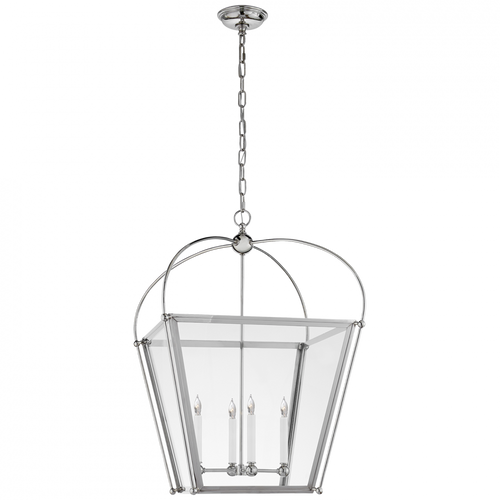 Riverside Lantern Pendant, 4-Light, Polished Nickel, Clear Glass, 21"W (CHC 3439PN-CG 2R70M)
Visual Comfort & Signature Collection