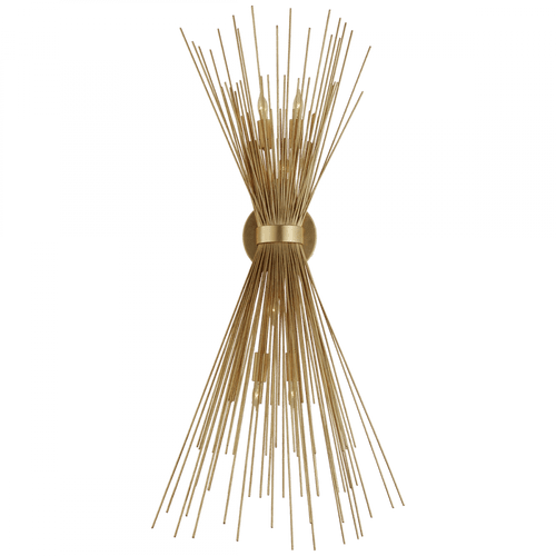 Visual Comfort & Co. Signature Collection Strada Large Wall Sconce, 6-Light, Gild, 36"H (KW 2075G CHVFZ) 