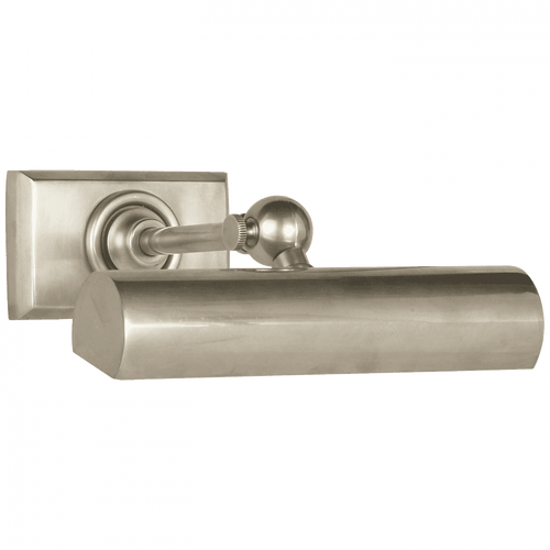 Visual Comfort & Co. Signature Collection Cabinet Maker's Picture Light, 1-Light, Antique Nickel, 8"W (SL 2704AN 28UT2) 