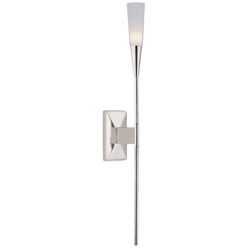 Visual Comfort & Co. Signature Collection Stellar Tail Wall Sconce, LED, Polished Nickel, 20"H (CHD 2601PN CPZU4) 