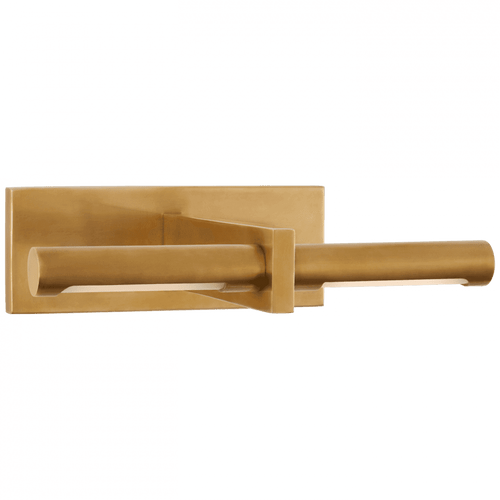 Visual Comfort & Co. Signature Collection Axis Picture Light, LED, Antique Burnished Brass, 10"W (KW 2732AB CTVKE) 