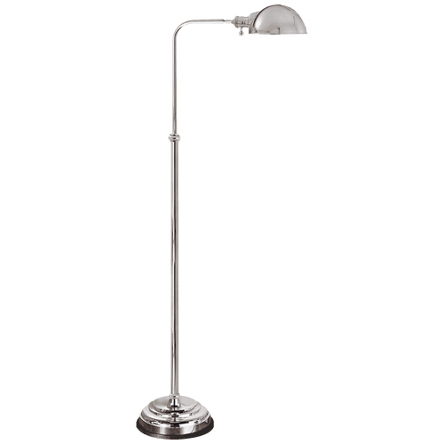 Visual Comfort & Co. Signature Collection Apothecary Floor Lamp, 1-Light, Polished Nickel, 40"H (CHA 9161PN 2FX4V) 