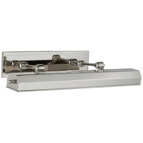 Visual Comfort & Co. Signature Collection Dorchester Picture Light, 1-Light, Polished Nickel, 24"W (CHD 5147PN 25W46) 