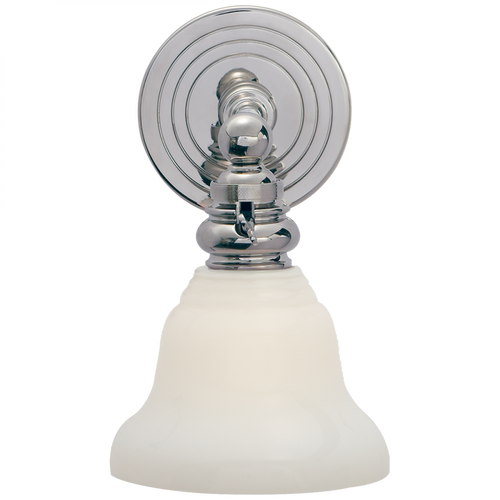 Boston Functional Single Light, 1-Light, Chrome, 9"H (SL 2931CH/SLEG-WG 28VU3)