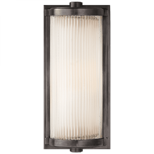 Visual Comfort & Co. Signature Collection Dresser Bathroom Wall Sconce, 1-Light, Bronze, Frosted Glass, 10.75"H (TOB 2140BZ-FG 2CVGK) 