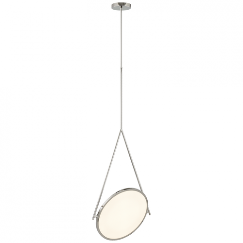 Dot Stance Rotating Pendant, LED, Polished Nickel, 16.25"W (PB 5005PN CHRJK)
