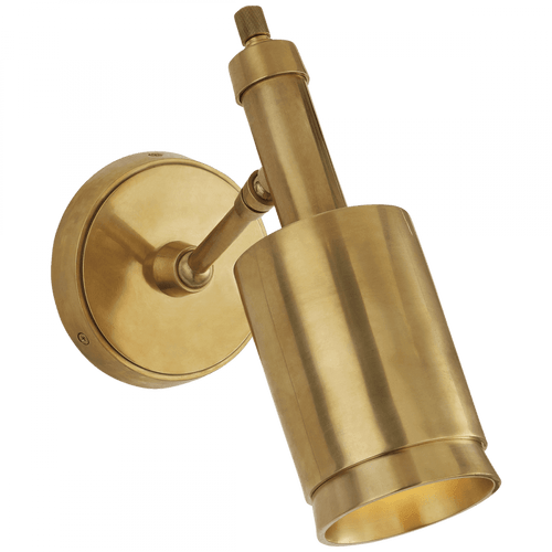 Visual Comfort & Co. Signature Collection Anders Wall Sconce, 1-Light, Articulating, Hand-Rubbed Antique Brass, 10.75"H (TOB 2097HAB CHXED) 
