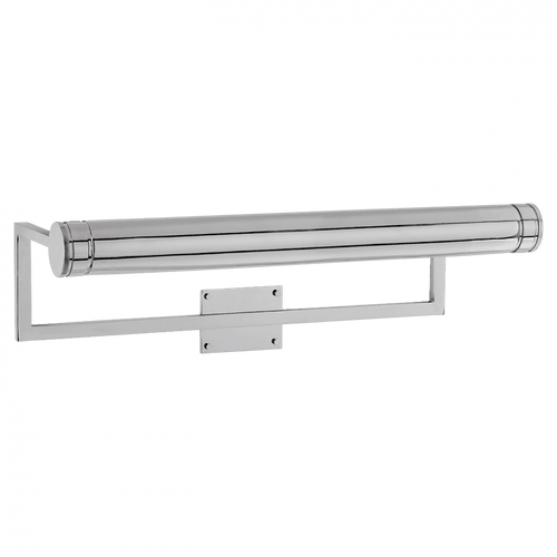 Visual Comfort & Co. Signature Collection Cosmopolitan Picture Light, 3-Light, Polished Nickel, 30"W (TOB 2623PN CLU6R) 