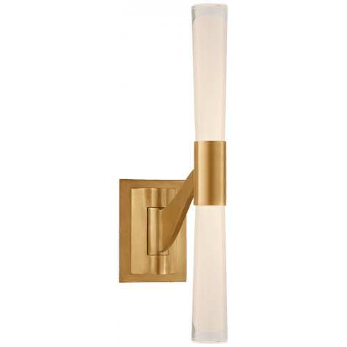 Visual Comfort & Co. Signature Collection Brenta Single Articulating Wall Sconce, 1-Light, LED, Hand-Rubbed Antique Brass, 18.5"H (ARN 2470HAB-CG CQ2PE) 