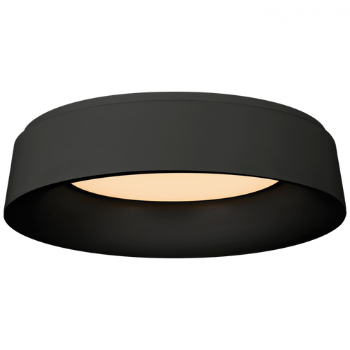 Halo Flush Mount, LED, Matte Black, 17.5"W (BBL 4096BLK CPVVN)