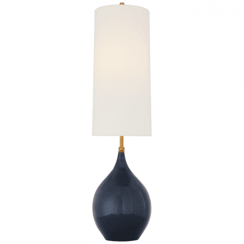 Visual Comfort & Co. Signature Collection Loren Table Lamp, 1-Light, Mixed Blue Brown, Linen Shade, 31.25"H (TOB 3684MBB-L CTYFR) 