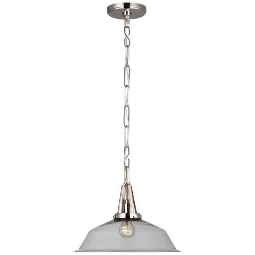 Layton Pendant, 1-Light, Polished Nickel, 11.5"H (CHC 5461PN-CG CU1EY)
Visual Comfort & Signature Collection