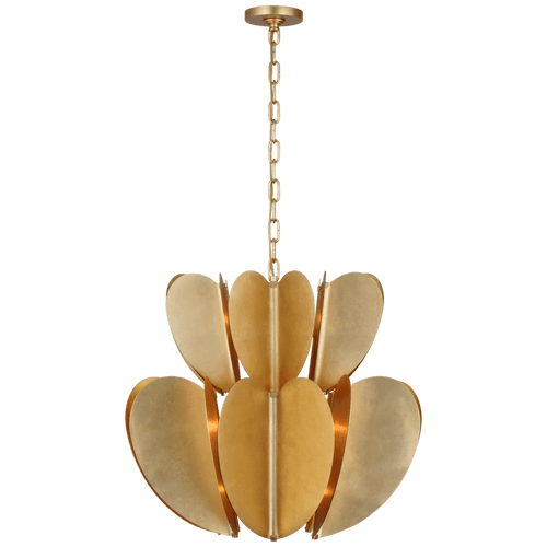 Visual Comfort & Co. Signature Collection Danes Two Tier Chandelier, 8-Light, Gild, 25.5"W (KS 5132G CU2CF) 