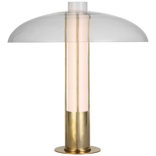 Troye Medium Table Lamp, 1-Light, Antique-Burnished Brass, 19"H (KW 3420AB-CG CU2D8)