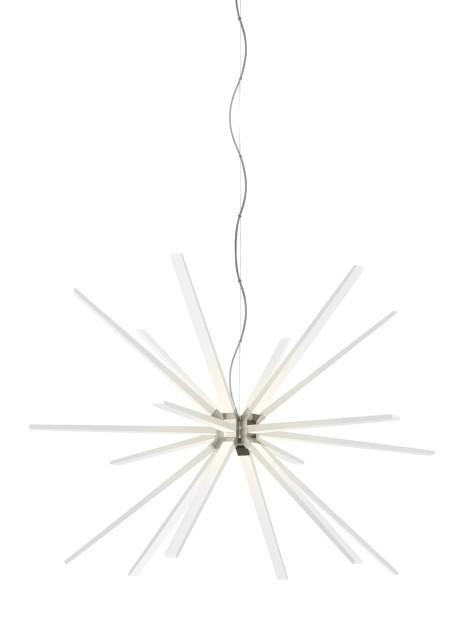 Visual Comfort & Co. Modern Collection Photon Chandelier, 18-Light, LED, Satin Nickel, Acrylic, 48"W (700PHT48S-LED930A 70PDJPX) 