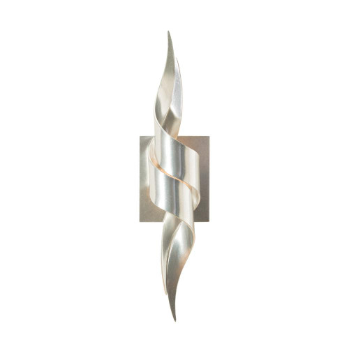 Hubbardton Forge Flux Wall Sconce, 1-Light, Sterling, 19.5"H (206101-SKT-85 5DGX18) 