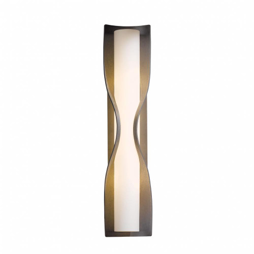 Hubbardton Forge Dune Wall Sconce, 4-Light, Sterling, Opal Glass, 23.75"H (204795-SKT-85-GG0347 5DGV2K) 
