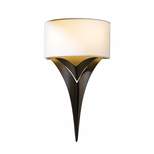 Hubbardton Forge Calla Wall Sconce, 2-Light, Sterling, 18"H (205315-SKT-85-SE1092 5DGV33) 