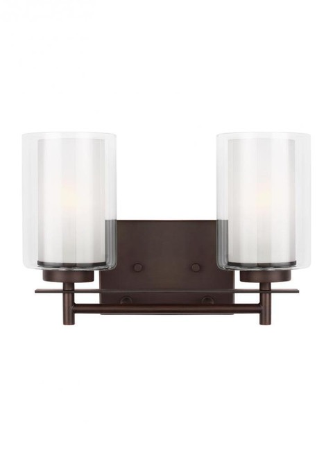 Generation Lighting Two Light Wall / Bath, Generation Lighting - Seagull 4437302EN3-710 A7UVV 