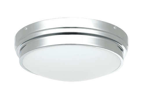 Matteo Lighting Fresh Colonial Flush Mount, 2-Light, Chrome, 13.5"W (X46402CH 305XQWQ) 