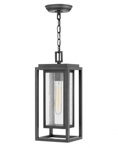 Hinkley Republic Medium Hanging Lantern 12V, 1-Light, Dark Bronze, Light Bronze, 16.75"H (1002OZ-LV 9Q7JL) 