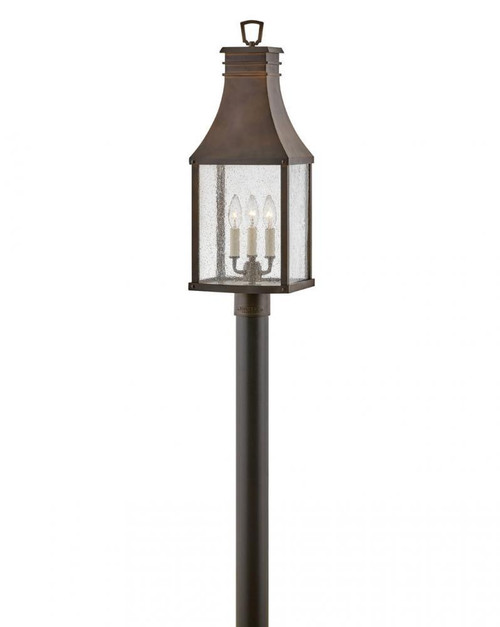 Hinkley Beacon Hill Pier Mount Light, 3-Light, Copper, 9"W (17461BLC 9Q8HV) 