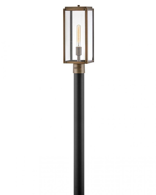 Hinkley Max Post Mount Light Burnished Bronze 