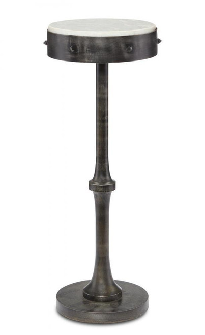 Currey and Company Helios Black Drinks Table 