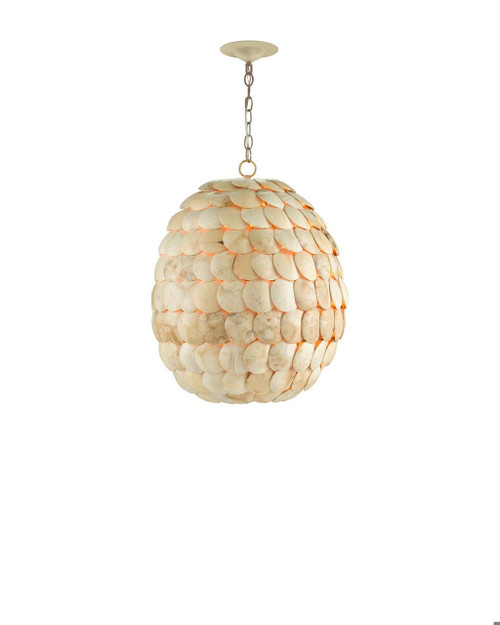 Currey and Company Buko Coco Cream Pendant 