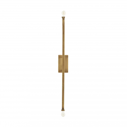 Arteriors Home Hutu Wall Sconce, 2-Light, 2 Bronze, Antique Brass, 41.5"H (DS44011 3MPN5) 