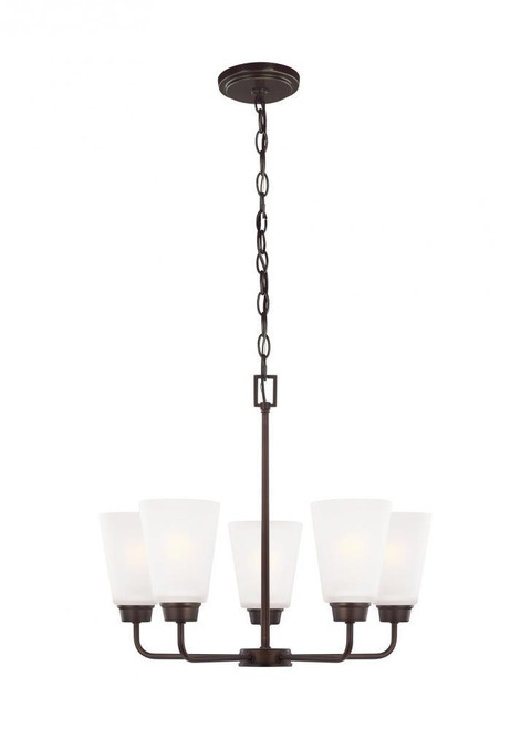 Generation Lighting Five Light Chandelier, Generation Lighting - Seagull 3115205EN3-710 A7VWC 