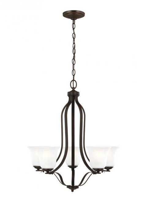 Generation Lighting Five Light Chandelier, Generation Lighting - Seagull 3139005EN3-710 A7WV4 