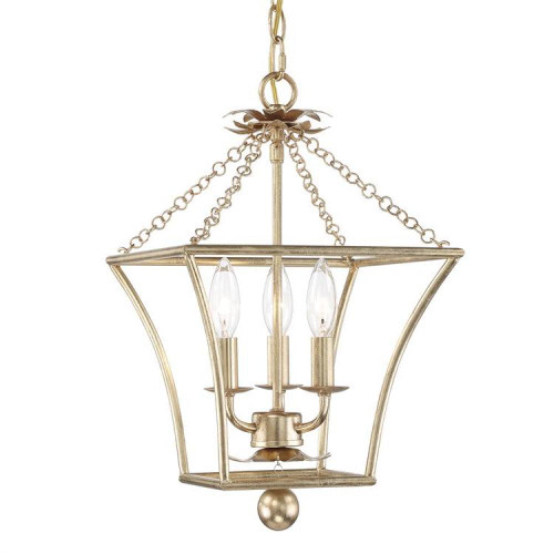 Crystorama Broche 3 Light Mini Chandelier 