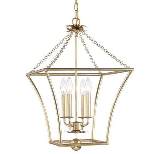 Crystorama Broche Mini Chandelier 4 Light 