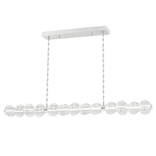 Hudson Valley Lindley Linear Chandelier Nickel 