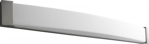 Oxygen Apollo Vanity, 2-Light, Satin Nickel , Matte White Shade, 49"W (2-5106-24 3ZLF5) 