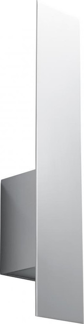 Oxygen Reflex Wall Sconce, 2-Light, Polished Chrome, Frosted Glass Shade, 20"H (3-504-14 3ZMF2) 